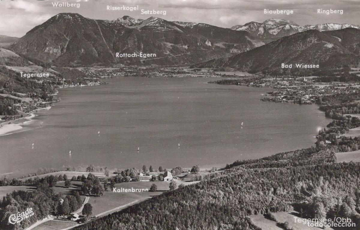 Postcards: Germany Tegernsee Lake Rottach Egern Bad Wiessee Kaltenbrunn Unposted *YAW752