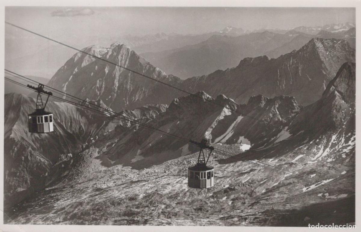 Postais: Germany Garmisch Partenkirchen Bavarian Zugspitzbahn Cable Real Photo *YAW784