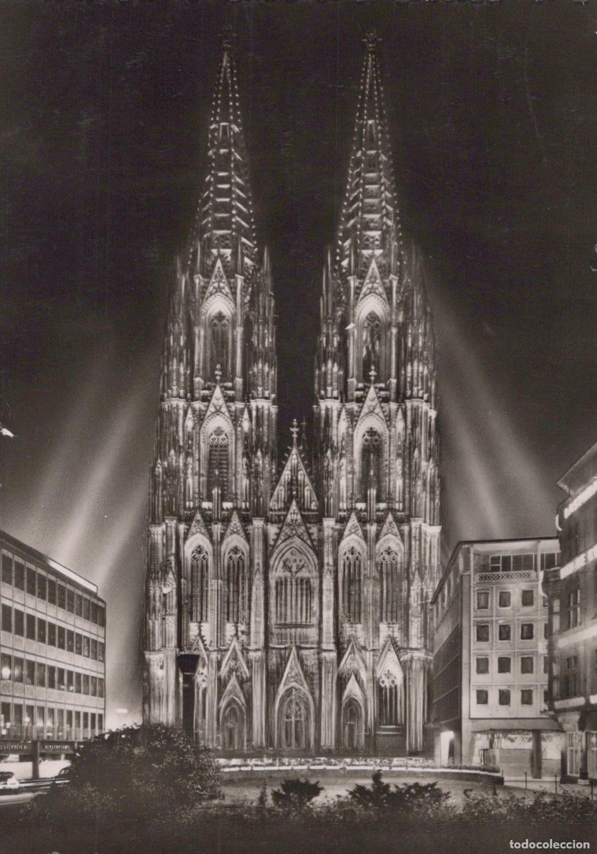 Postais: Germany Cologne Cathedral At Night With Floodlights Architecture *YAW807