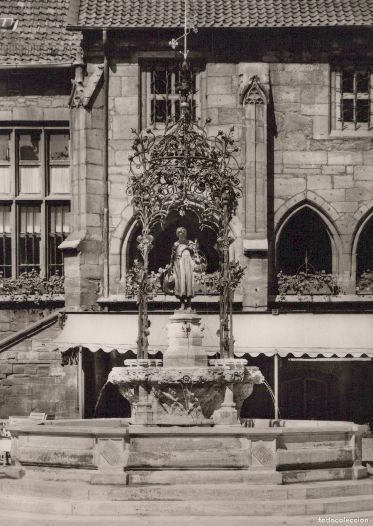 Postais: Germany G&ouml;ttingen G&auml;nselieselbrunnen Fountain Real Photo Unposted *YAW822