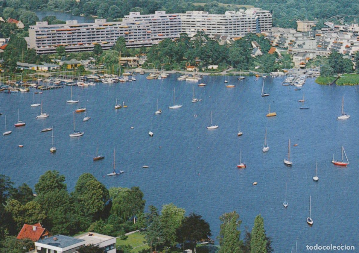 Postais: Germany Berlin Spandau Lake Havel Aerial View With Boats and Modern *YAW852