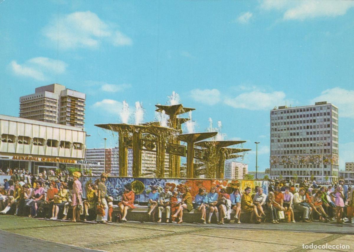 Postkarten: Germany Berlin Alexanderplatz Fountain of Friendship People Gdr Unposted *YAW867