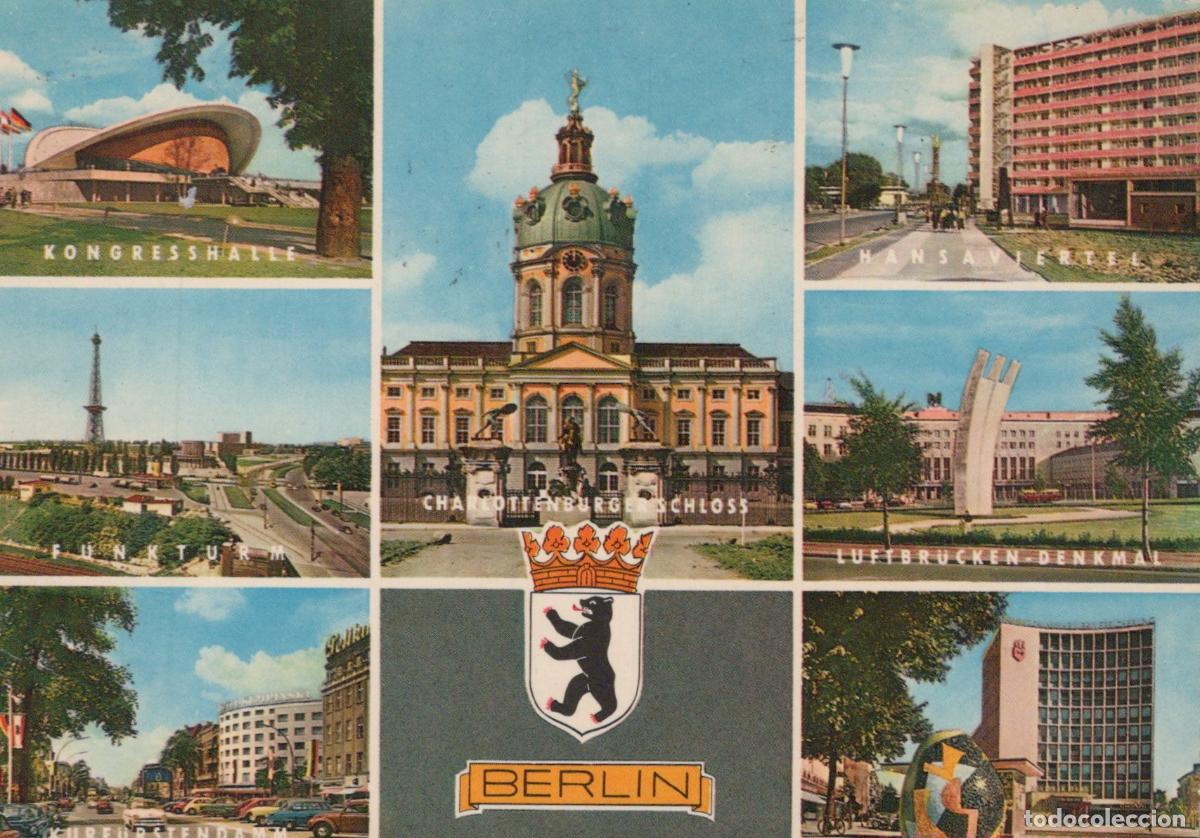 Postkarten: Germany Berlin Multi View With Charlottenburg Palace Kongresshalle *YAW914