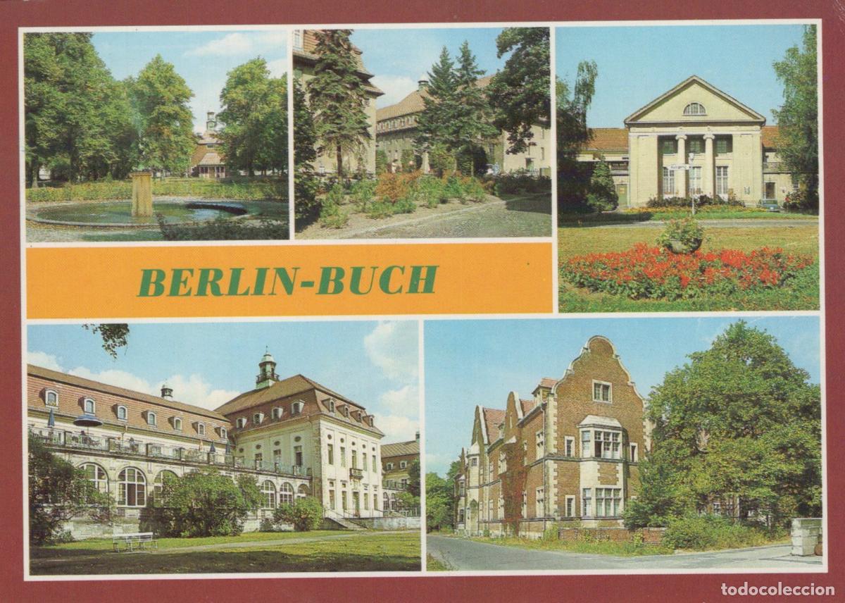 Postales: Germany Berlin Buch Collage Fountain Buildings and Gardens *YAW932