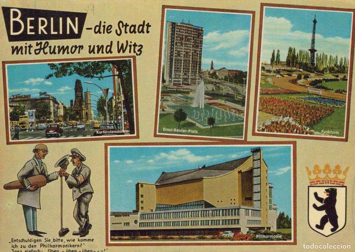 Postales: Germany Berlin City With Humor and Wit Kurf&uuml;rstendamm Ernst Reuter Platz *YAW989