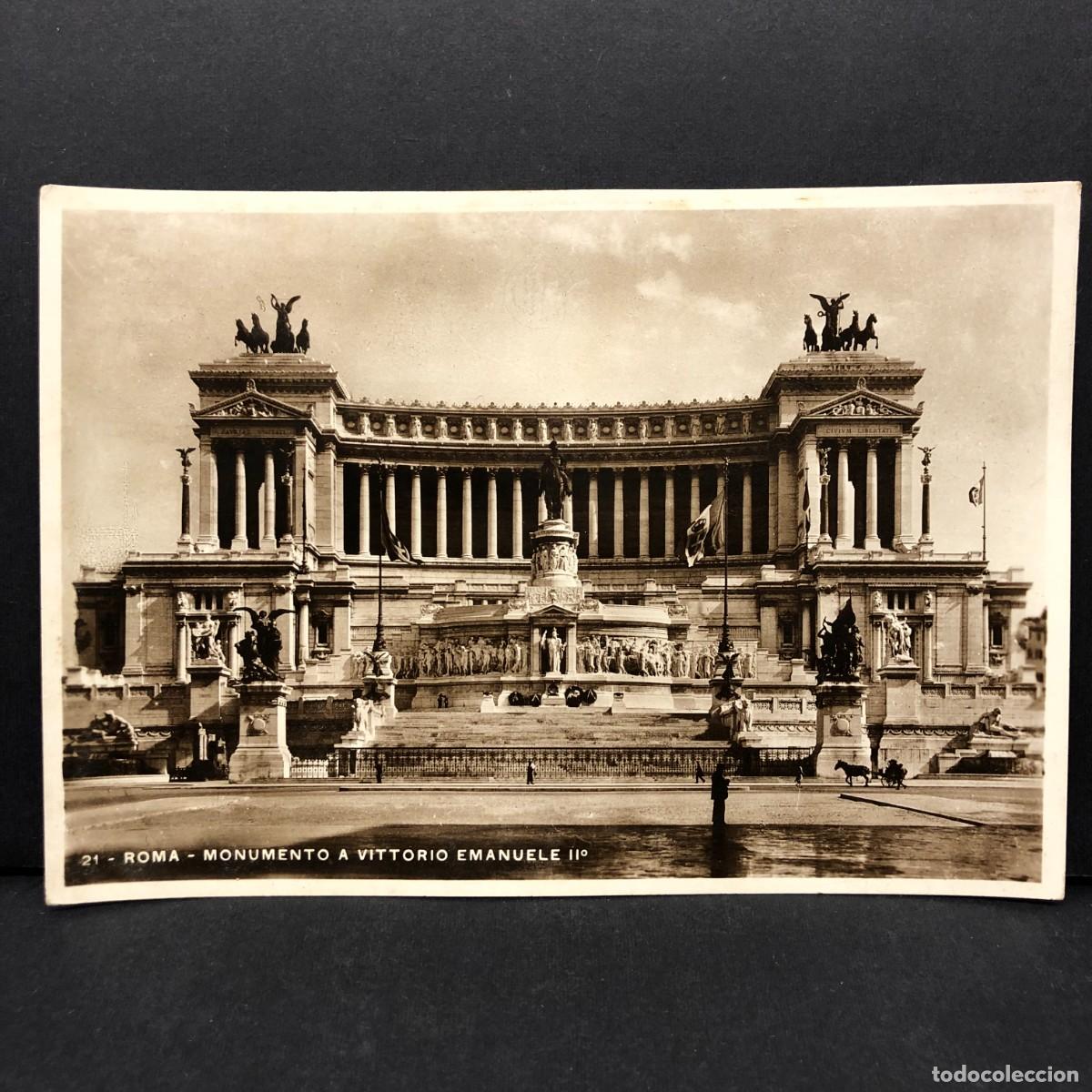 Postkarten: ROMA - MONUMENTO A VITTORIO EMANUELE 11&ordm; - N&ordm; 21 - POSTAL / 5397