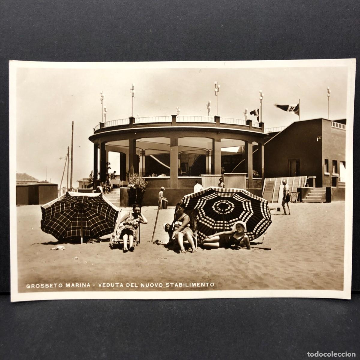 Cartes Postales: GROSSETO MARINA - VEDUTA DEL NUOVO STABILIMENTO - 1933 - POSTAL / 5398