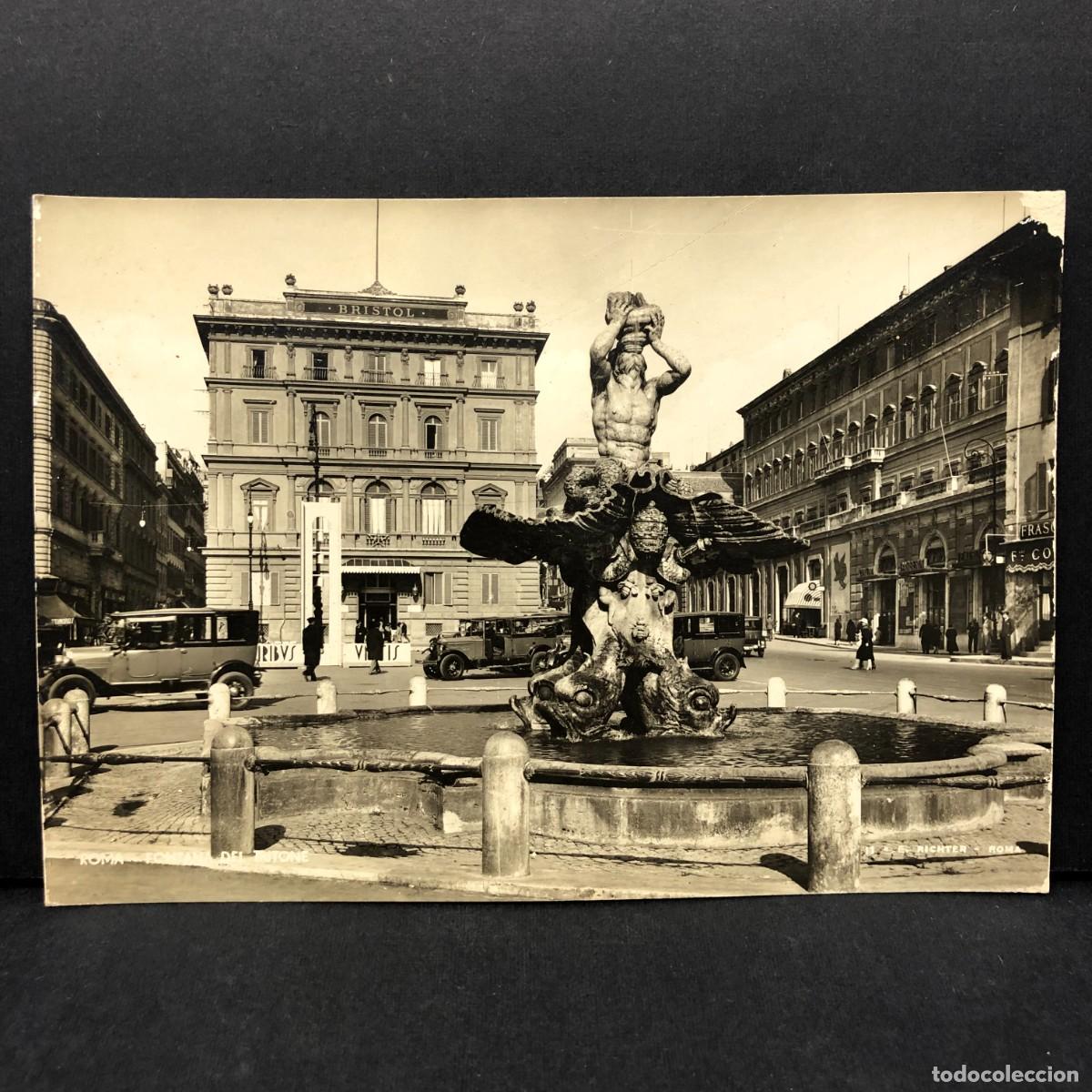 Postkarten: ROMA - FONTANA DEL TRITONE - E. RICHTER - POSTAL / 5400