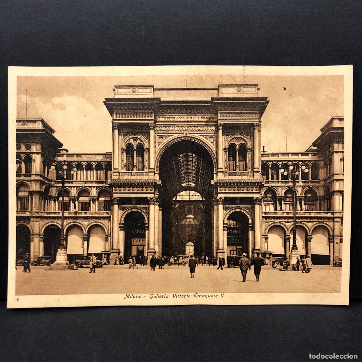 Postales: MILANO - GALLERIA VITTORIO EMANUELE II - N&ordm; 8 - POSTAL / 5406