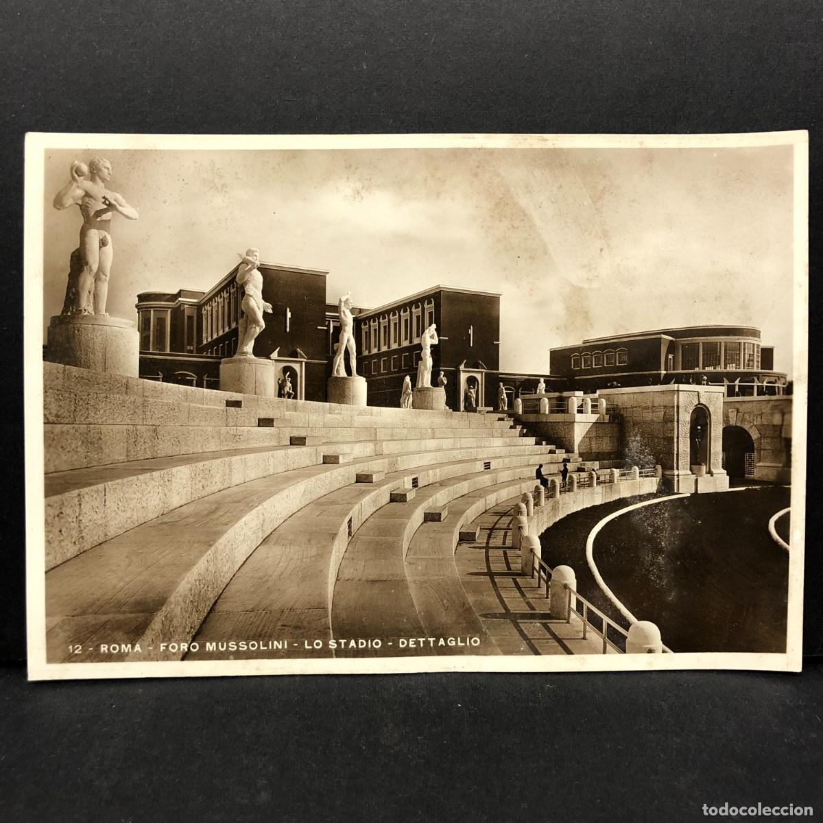 Postales: ROMA - FORO MUSSOLINI - LO STADIO - DETTAGLIO - N&ordm; 12 - E. VERDESI - POSTAL / 5407