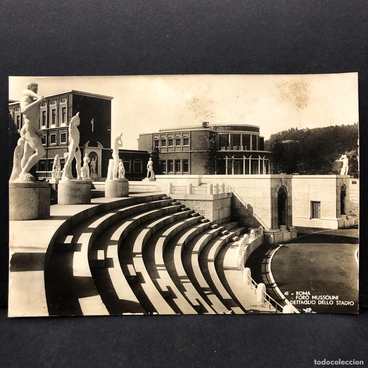 Postales: ROMA - FORO MUSSOLINI - DETTAGLIO DELLO STADIO - N&ordm; 41 - E. RICHTER - POSTAL / 5408