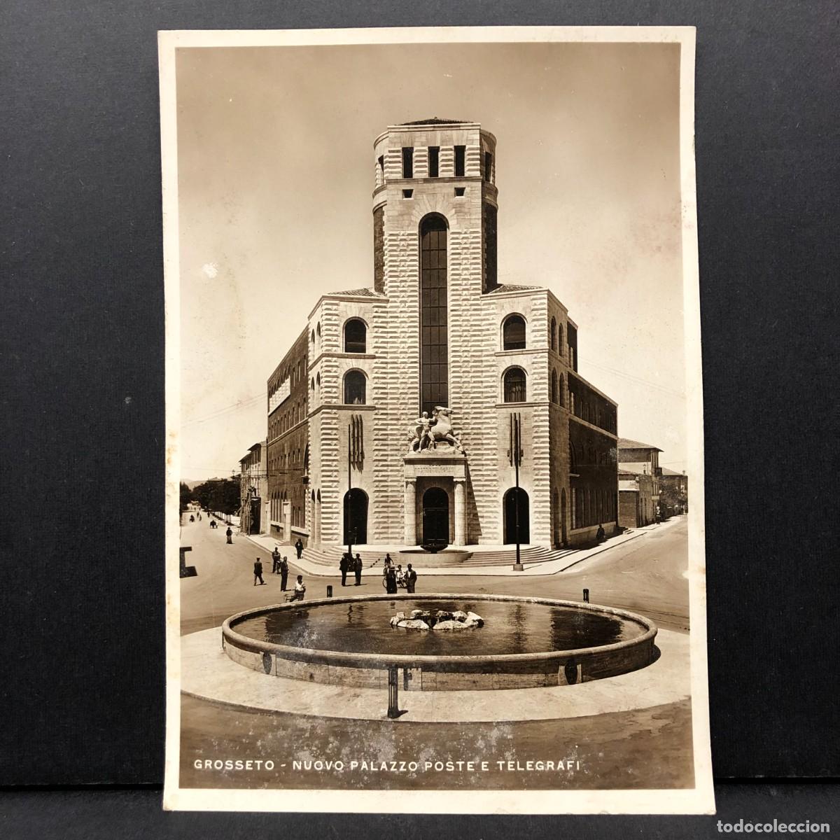 Postales: GROSSETO - NUOVO PALAZZO POSTE E TELEGRAFI - N. 3 - A. SIGNORELLI - 1933 - POSTAL / 5410