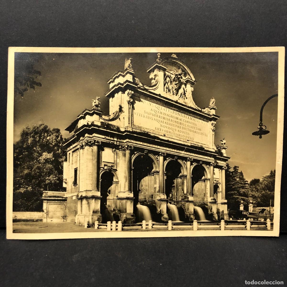 Postales: ROMA - GIANICOLO - FONTANA DELL'ACQUA PAOLA - BALLERINI & FRATINI - POSTAL / 5416