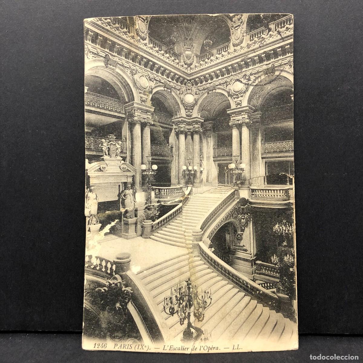 Postales: PARIS (IX) - L'ESCALIER DE L'OP&Eacute;RA - LL. - 1246 - POSTAL / 5442