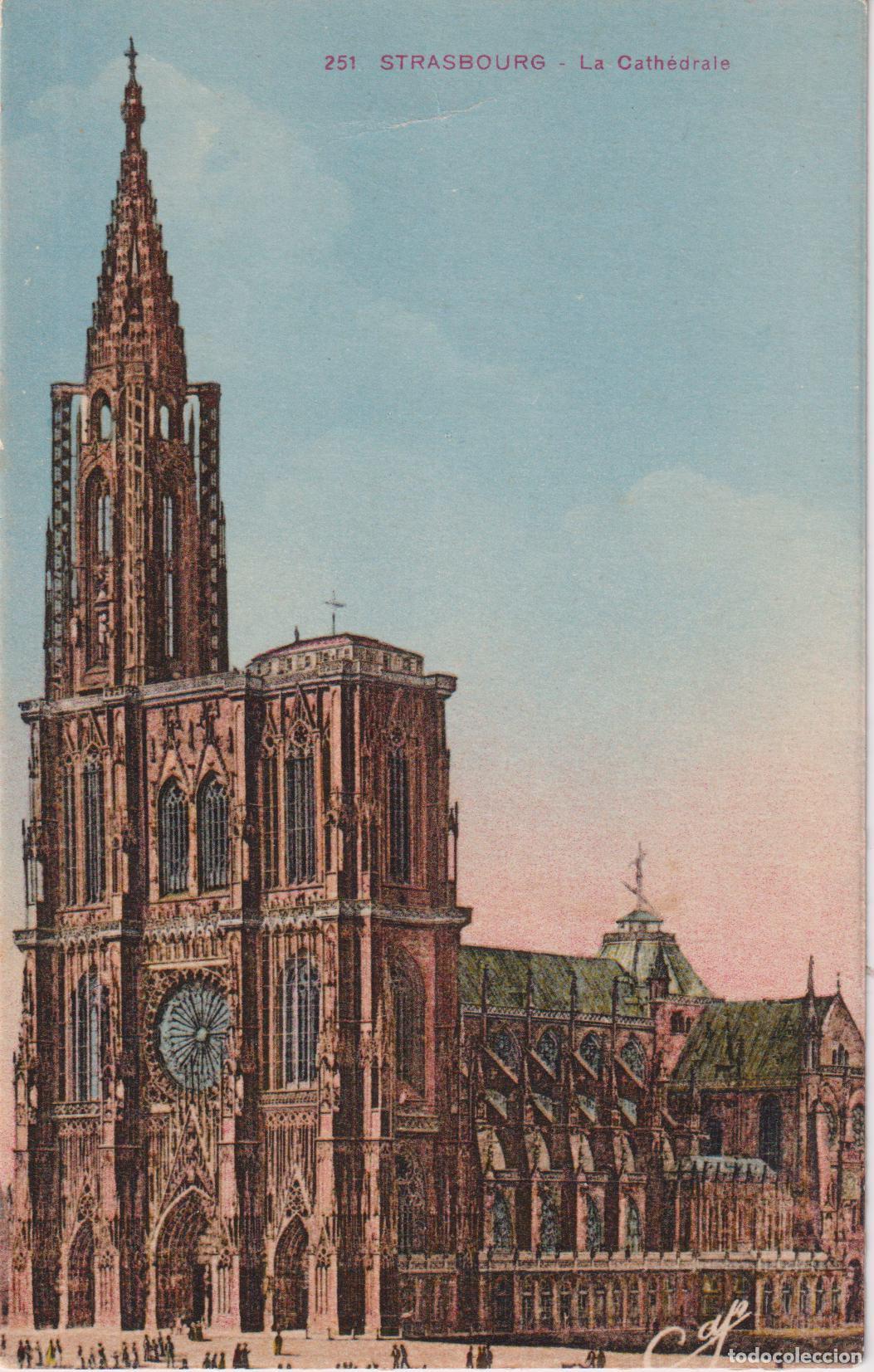 Postales: FRANCIA, STRASBOURG, LA CATEDRAL - CIE.DES ART PHOTOM&Eacute;CANIQUES 71 - S/C