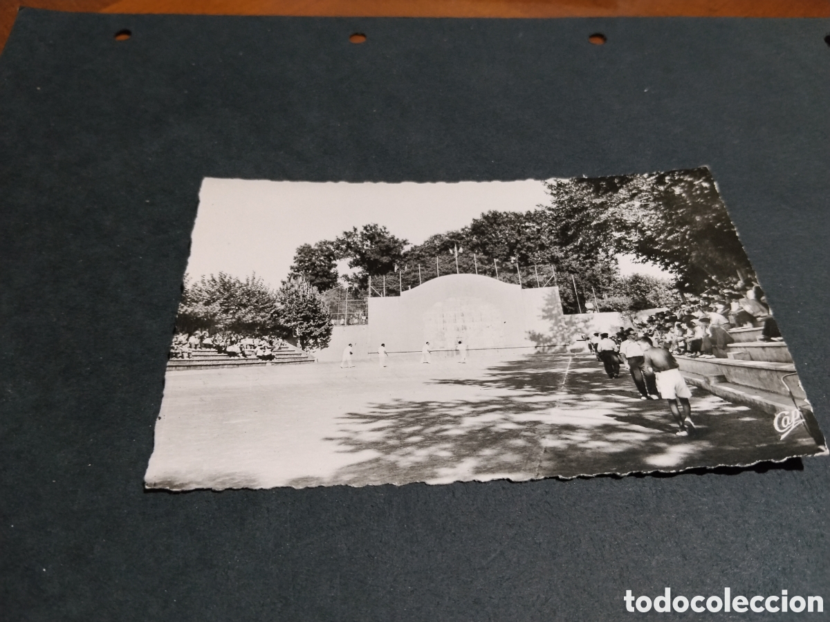 Postales: Postal Cambo Les Bains, partida de pelota Front&oacute;n