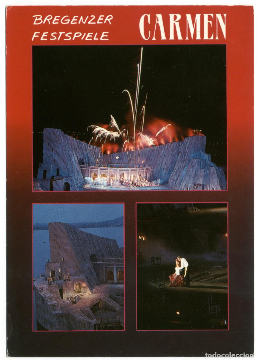 Cartoline: BREGENZ_Bregenzer Festspiele 1991-92. Spiel auf dem See 'Carmen' Oper von Georges / Teatros Austria