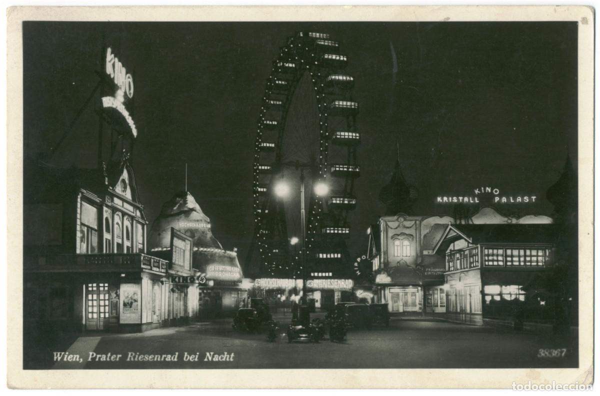 Postales: WIEN_Prater Riesenrad bei Nacht_Echte; 38367 / Teatros Austria