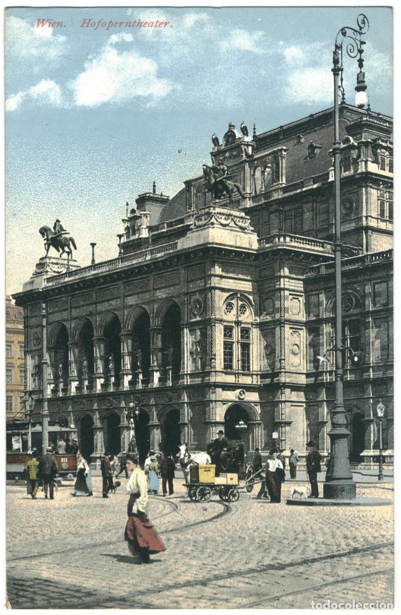 Postales: WIEN_Hofoperntheater_Gerlach & Wiebling, Buch und Runstverlag / Teatros Austria