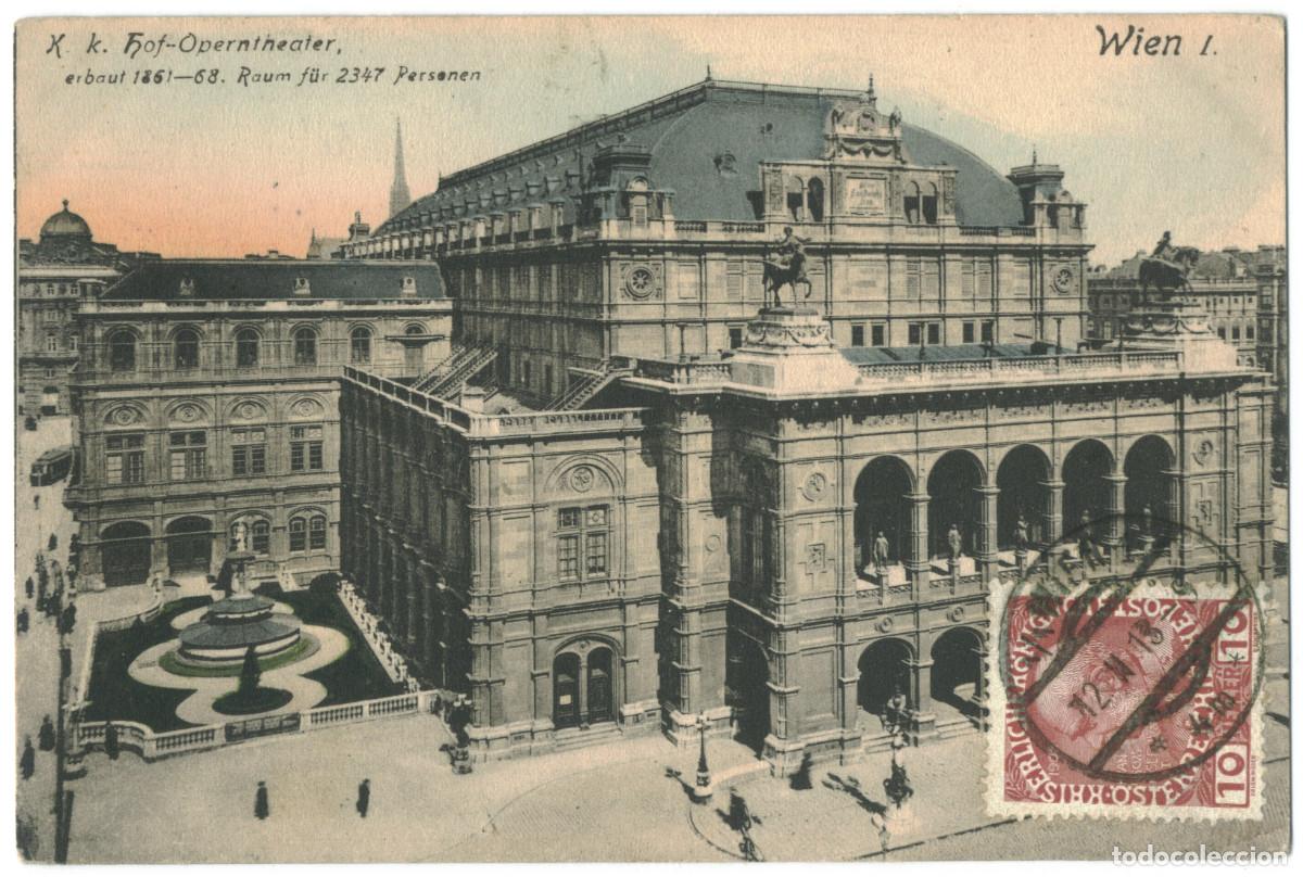Postales: WIEN_K. k. Operntheater_P. Ledermann; 11347 / Teatros Austria