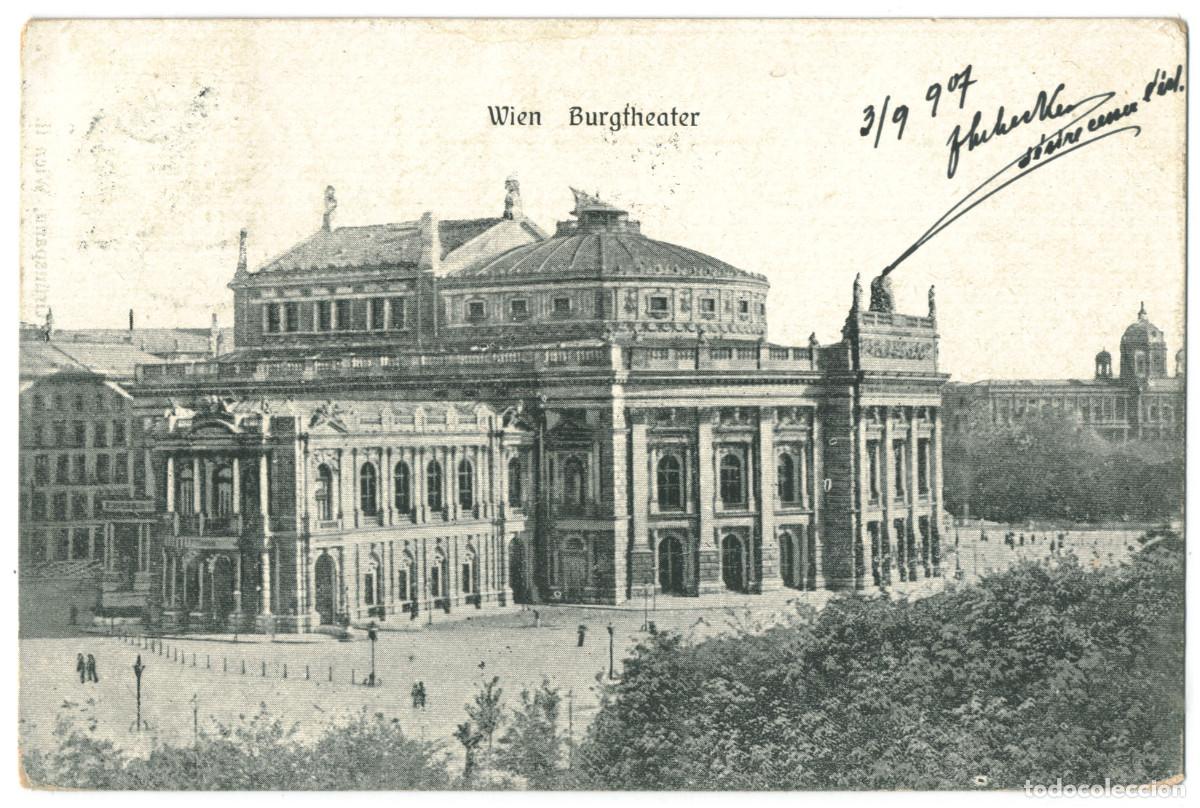 Postales: WIEN_Burgtheater_A. Gr&uuml;nspann / Teatros Austria