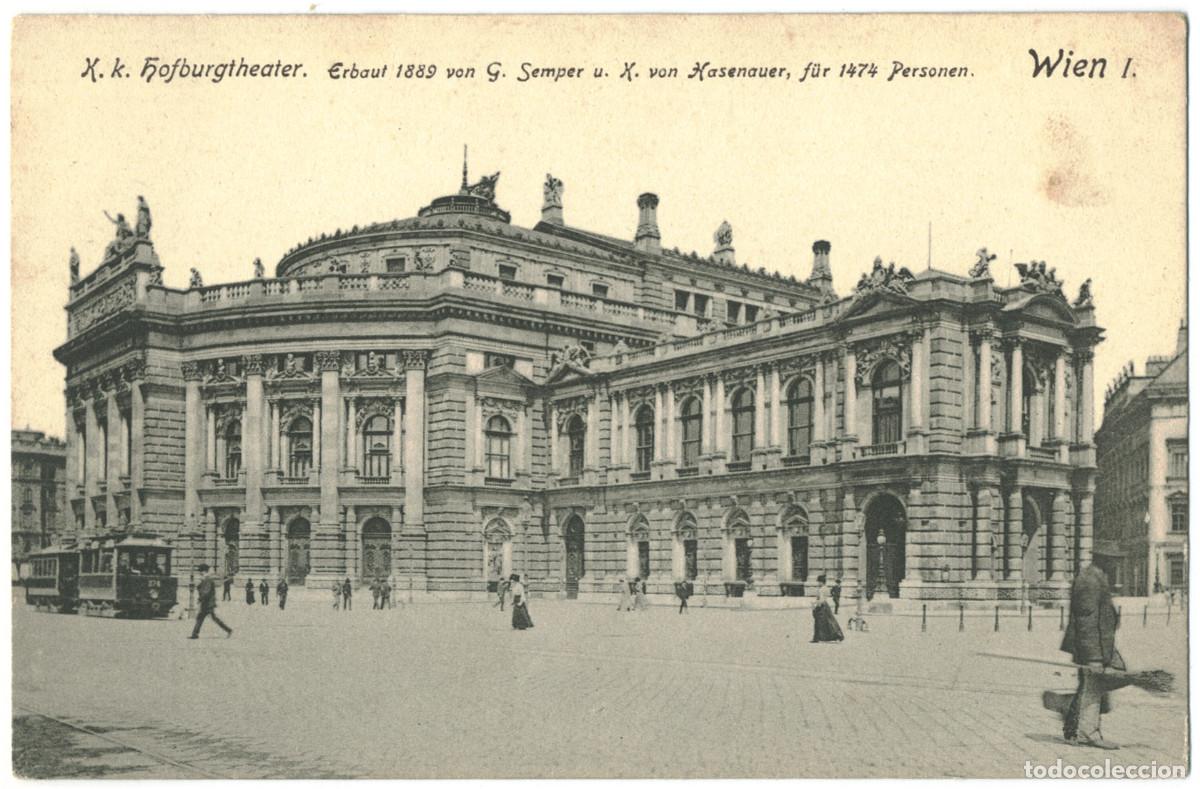 Postales: WIEN_K. k. Hofurgtheater_K. Ledermann; 6595 / Teatros Austria