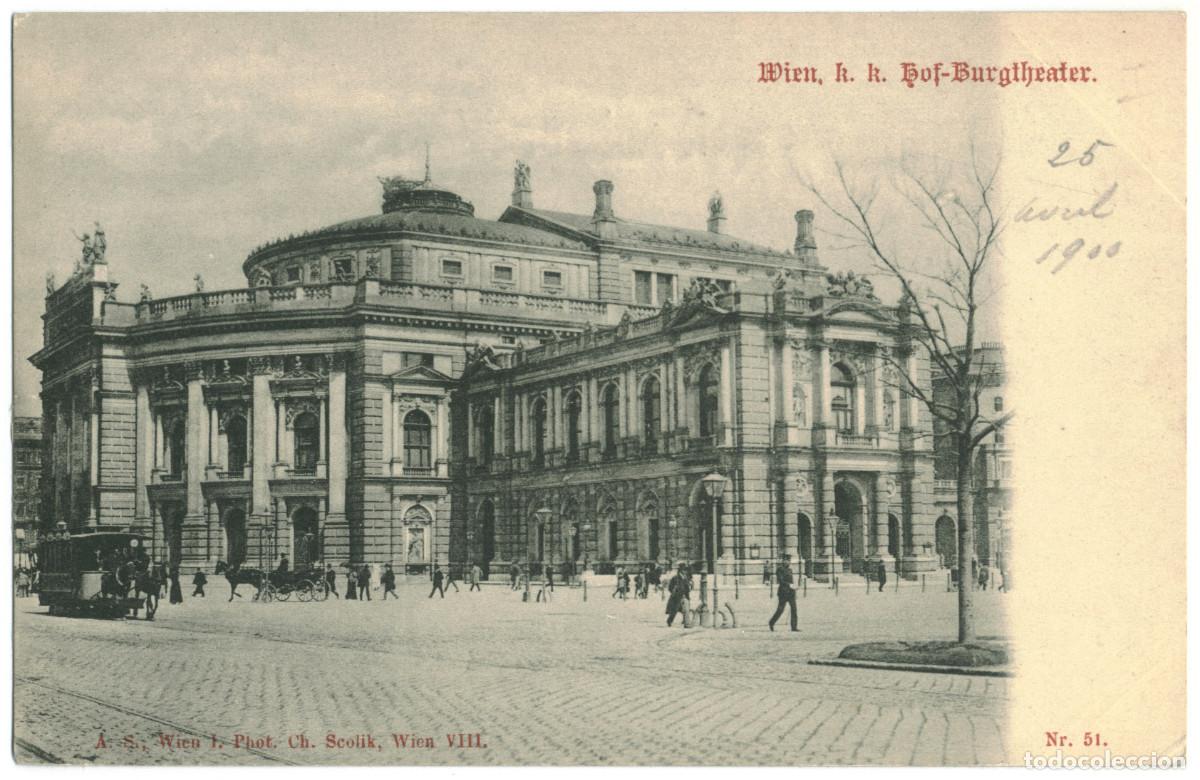 Postales: WIEN_K. k. Hofurgtheater_Ch. Scolik; 51 / Teatros Austria