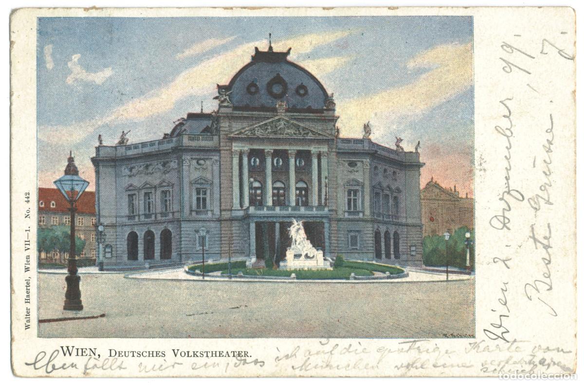 Postales: WIEN_Deutsches Volkstheater_Walter Haertel; 442 / Teatros Austria