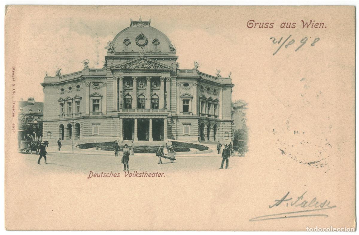 Postales: WIEN_Deutsches Volkstheater_Stengel; 4537 / Teatros Austria