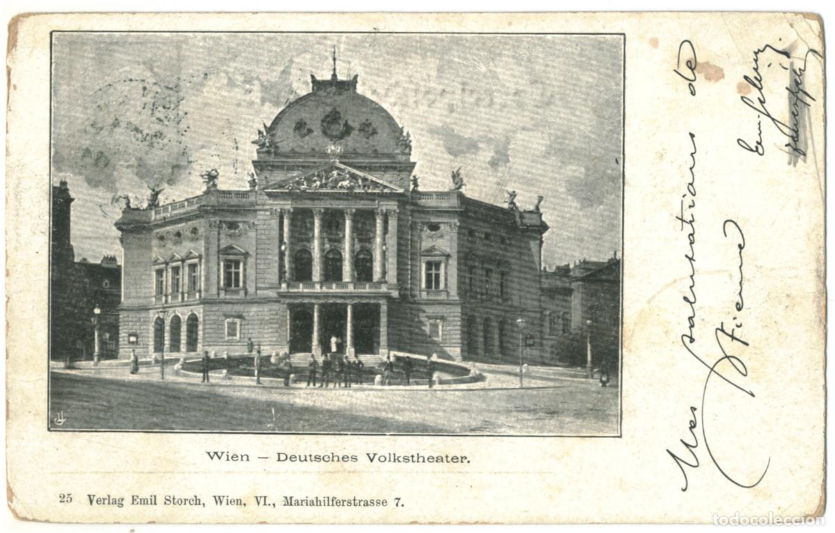 Postales: WIEN_Deutsches Volkstheater_Emil Stoch; 25 / Teatros Austria