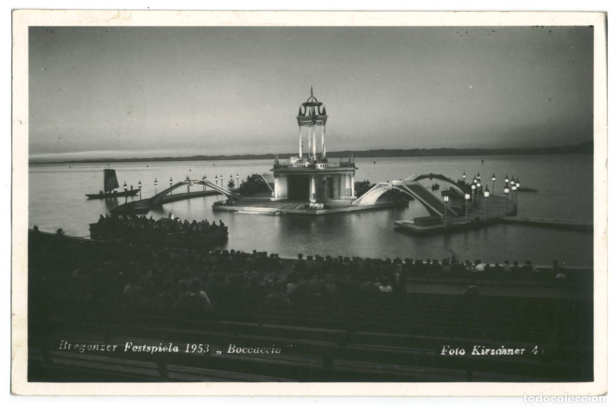 Postales: BREGENZ_Bregenzer Festspiele 1953. 'Boccaccio'_Sin datos. Photo Kirschner; 4 / Teatros Austria