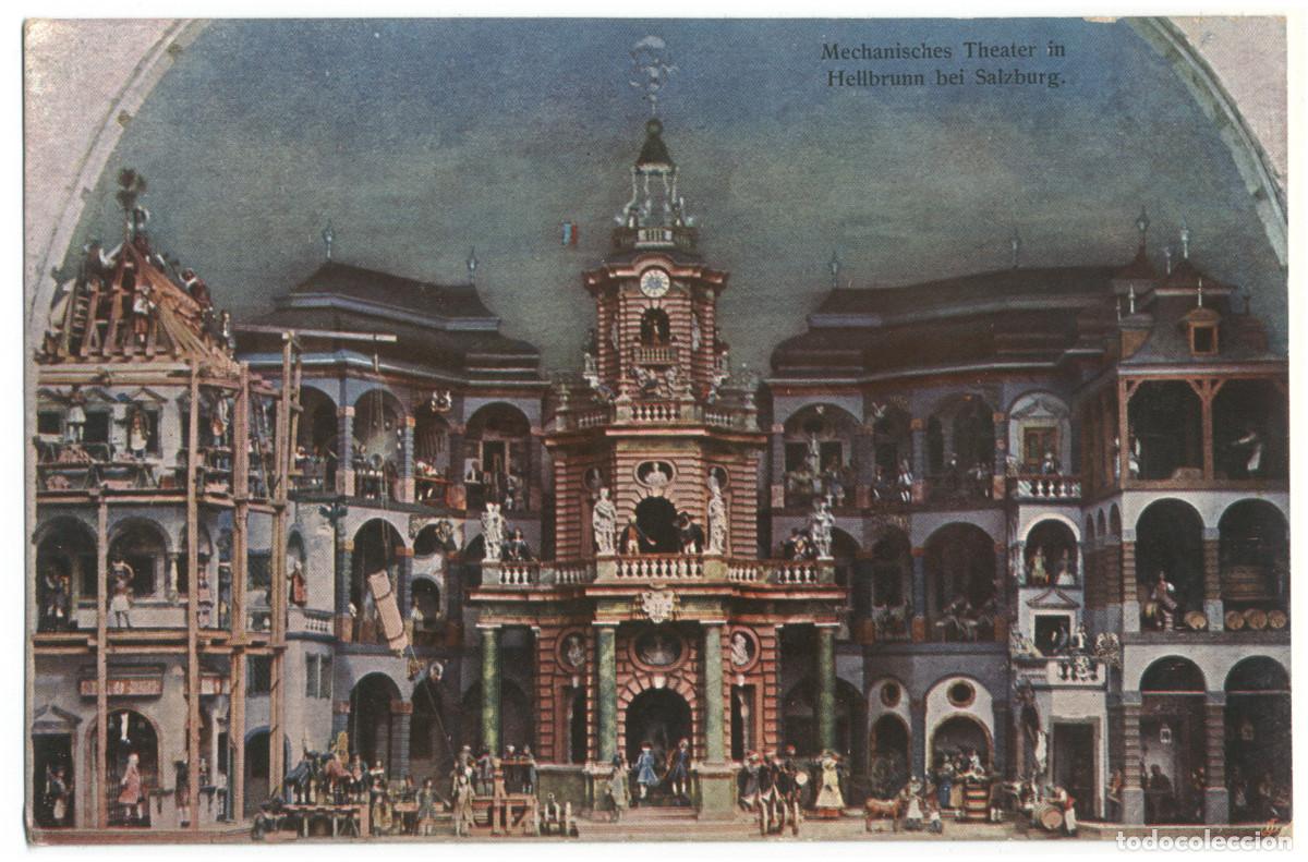 Postales: SALZBURG_Mechanisches Theater in Hellbrunn_I. Huttegger / Teatros Austria