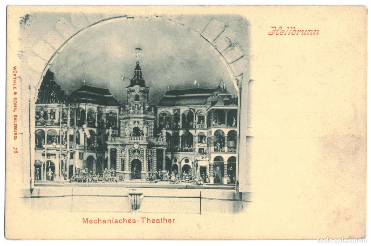 Postales: SALZBURG_Hellbrunn. Mechanisches Theater_W&uuml;rthle & Sohn; 78 / Teatros Austria