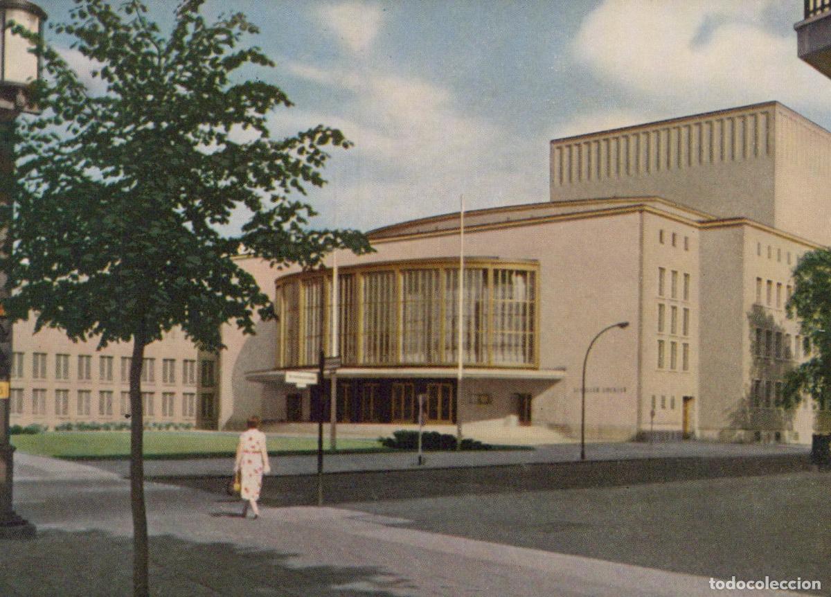 Cartes Postales: Germany Berlin Schiller Theater Modern Architecture Street Unposted *YAX062