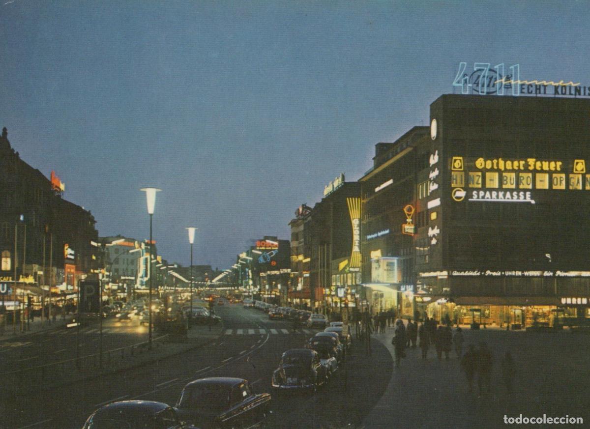 Cartes Postales: Germany Berlin Kurf&uuml;rstendamm Kranzlerecke Night View With Neon Unposted *YAX064