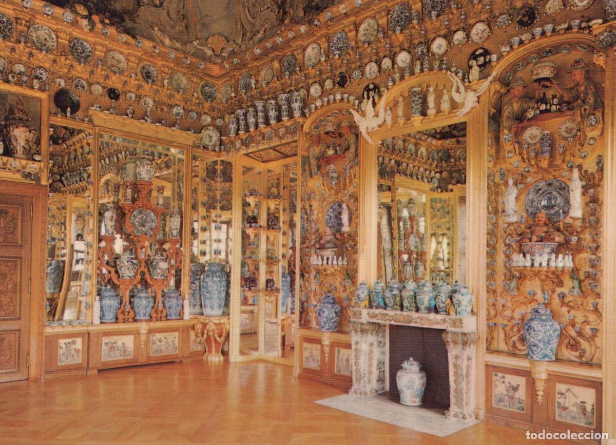 Cartes Postales: Germany Berlin Charlottenburg Palace Porcelain Cabinet Interior Unposted *YAX079