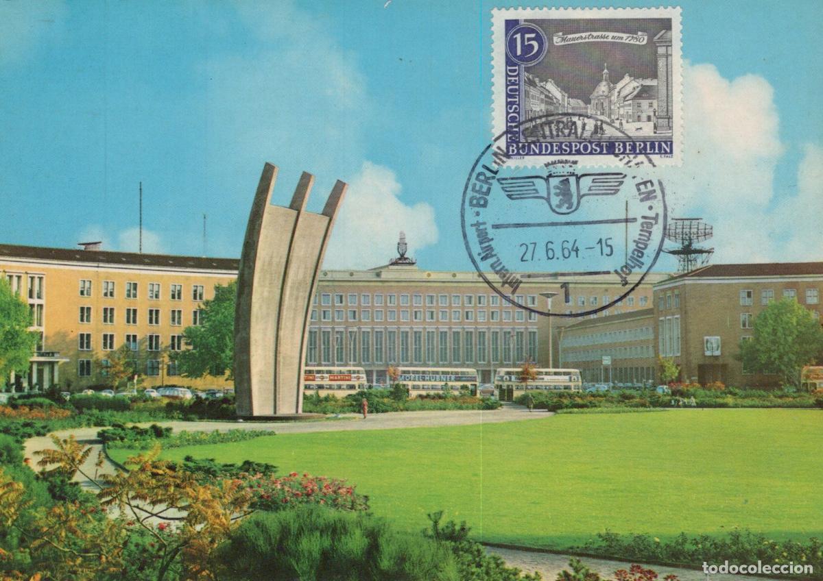 Cartes Postales: Germany Berlin Tempelhof Airport Air Bridge Memorial West 1964 *YAX030