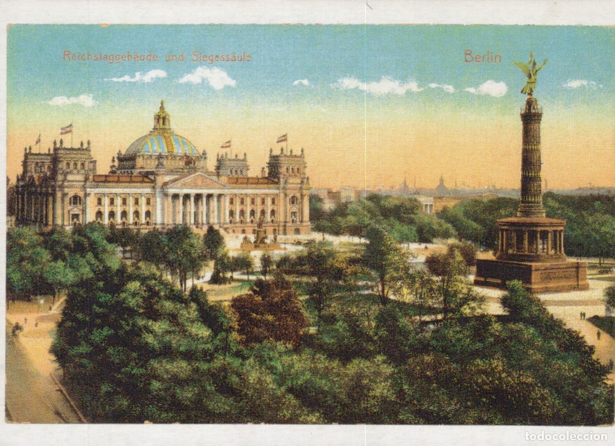 Cartes Postales: Germany Berlin Reichstag Building and Victory Column Unposted *YAX034