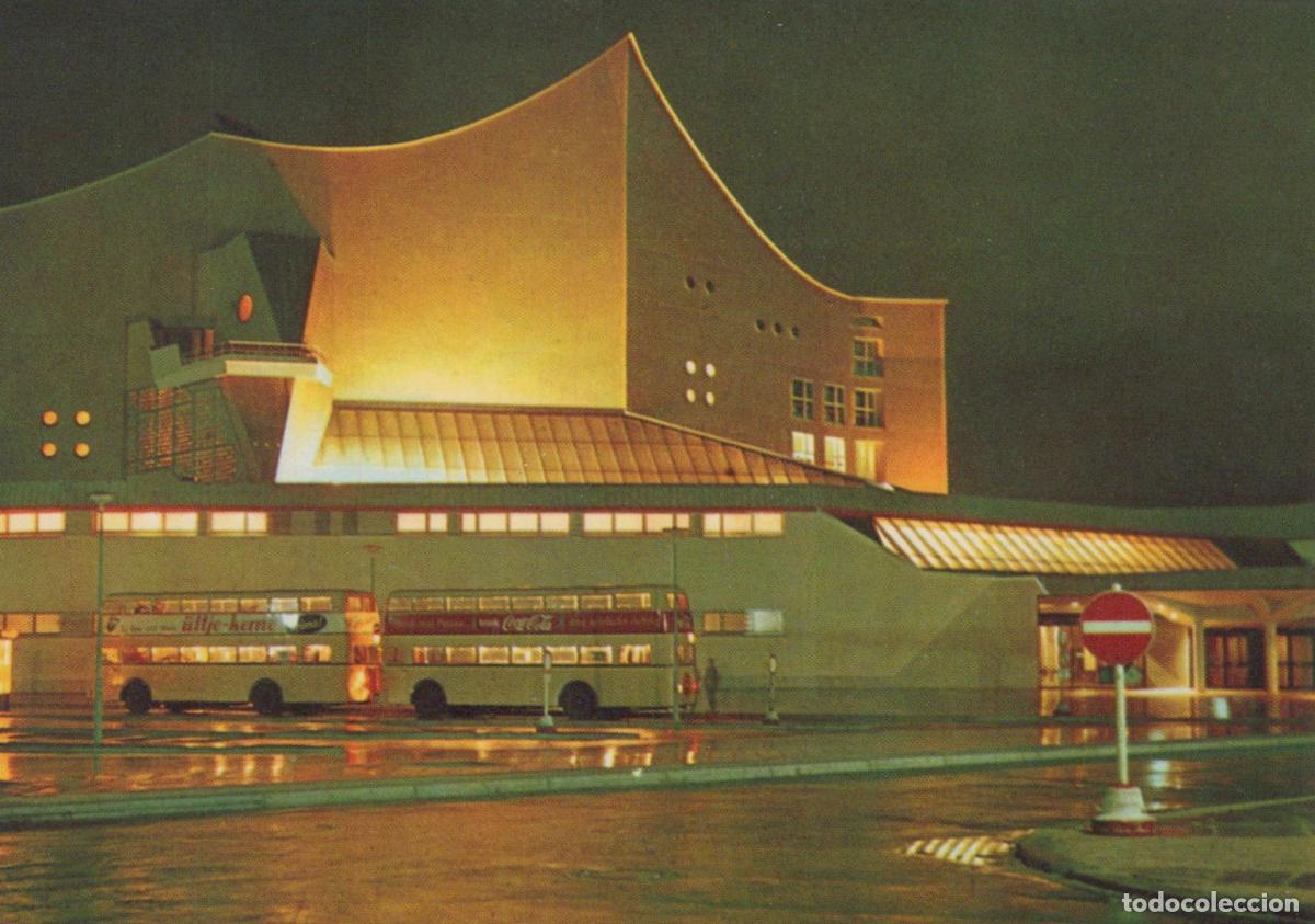 Postales: Germany Berlin Neue Philharmonie Concert Hall At Night With Unposted *YAX043
