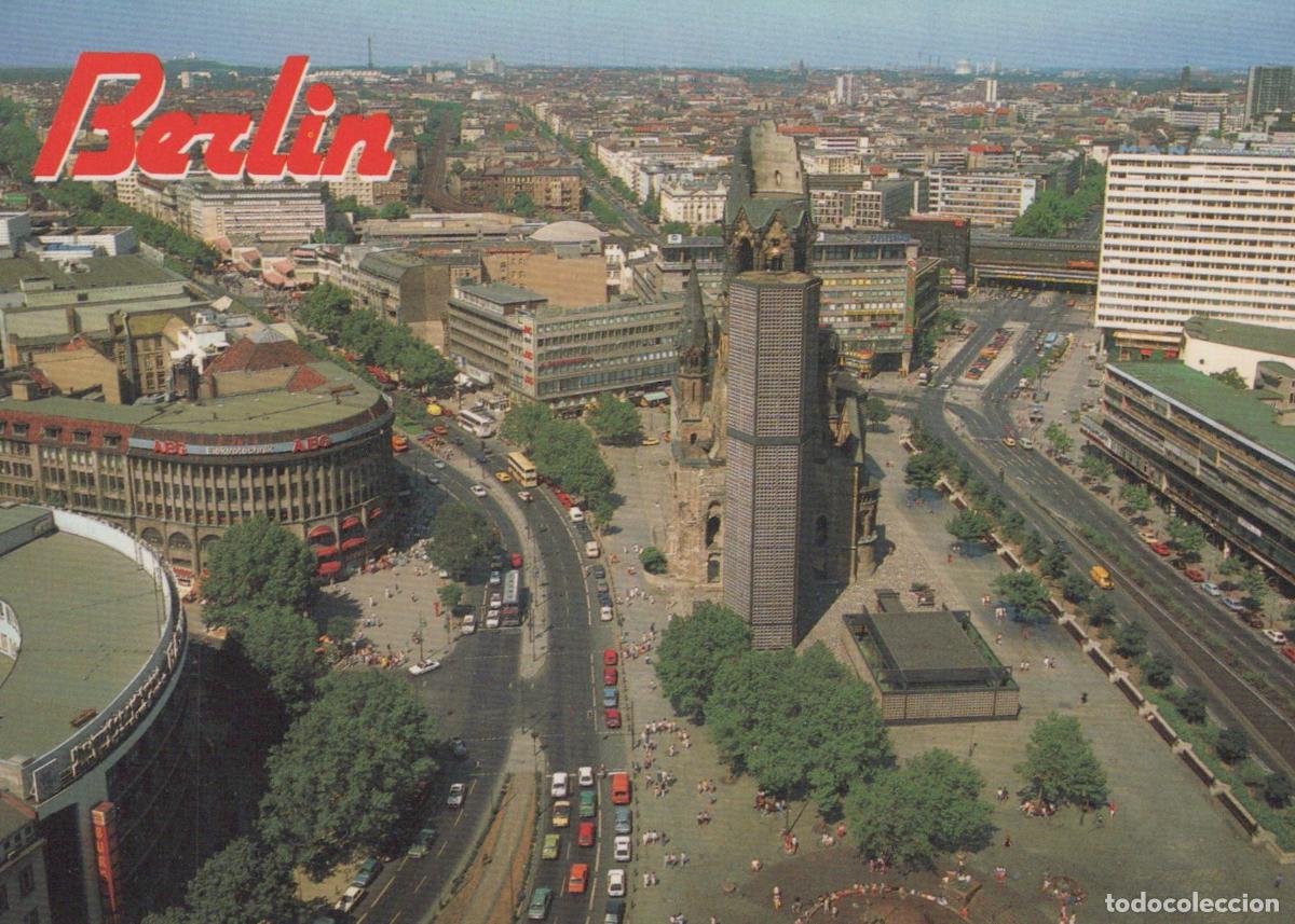 Postales: Germany Berlin Kaiser Wilhelm Ged&auml;chtniskirche and Breitscheidplatz *YAX093