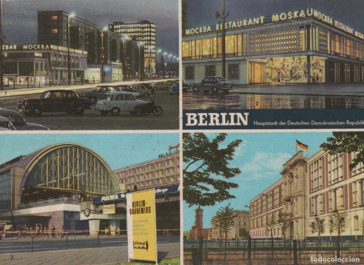 Cartoline: Germany Berlin East Karl Marx Allee Restaurant Moskva Alexanderplatz *YAX099