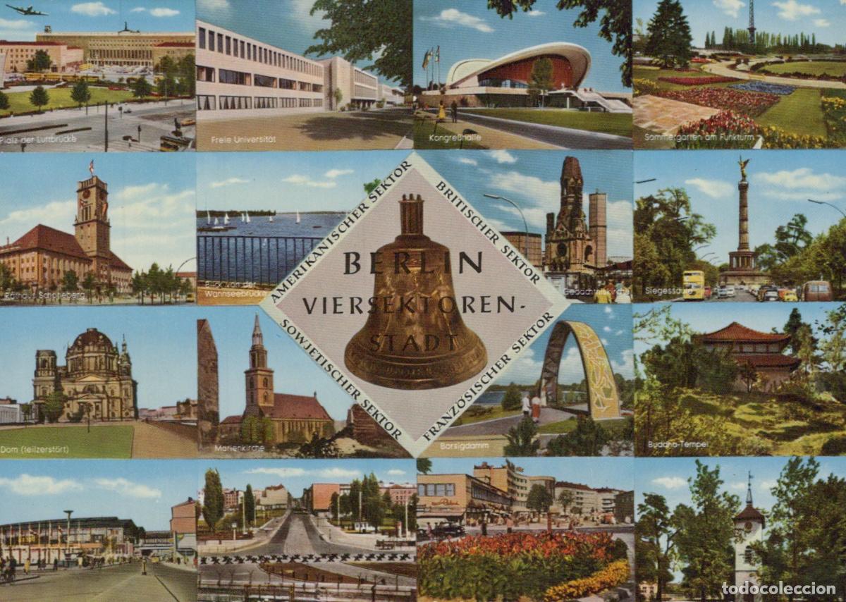 Postais: Germany Berlin Viersktorenstadt Multi View 1950s Unposted *YAX116