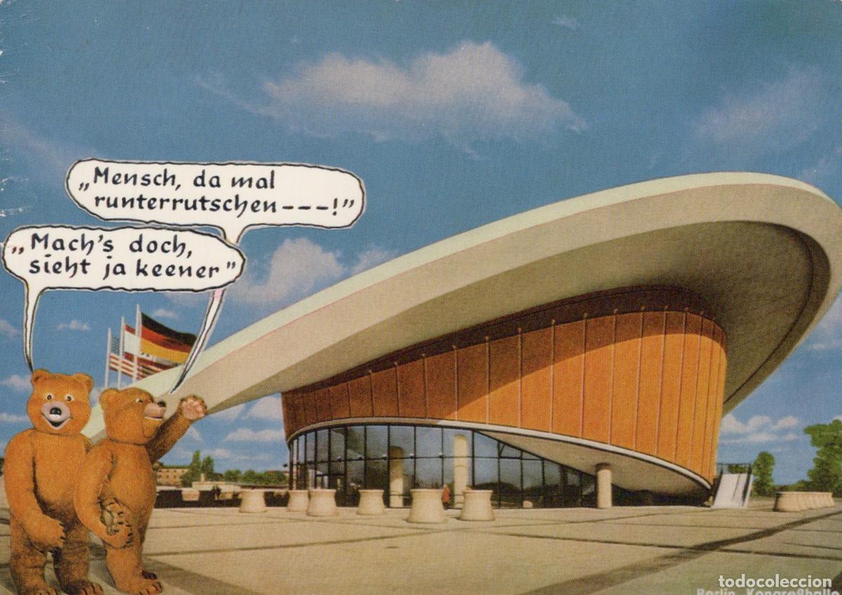 Postais: Germany Berlin Congress Hall With Cartoon Bears Humorous German *YAX120