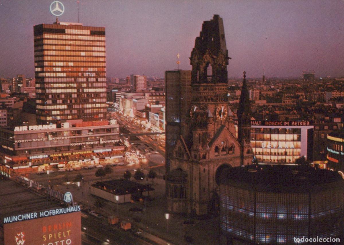 Postais: Germany Berlin Europa Center and Kaiser Wilhelm Memorial Church Unposted *YAX122