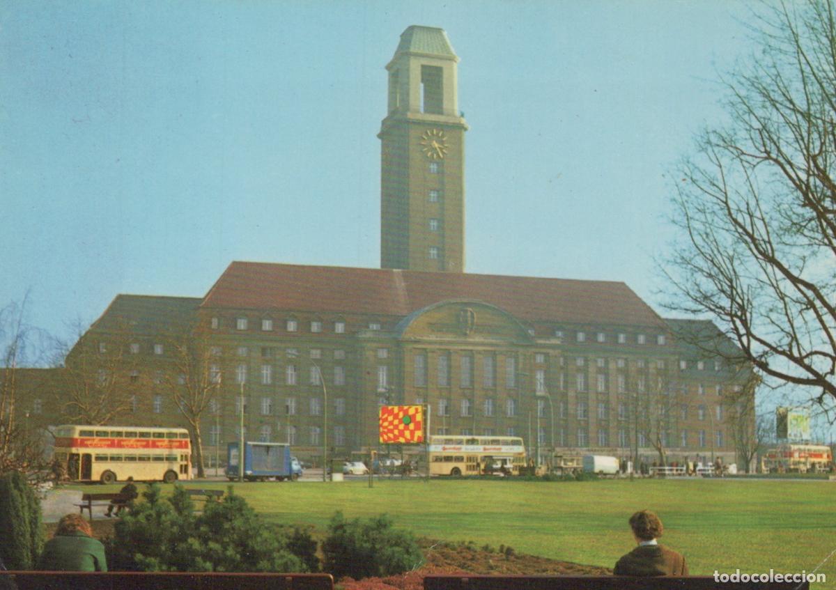 Cartes Postales: Germany Berlin Spandauer Rathaus With Double Decker Buses *YAX459