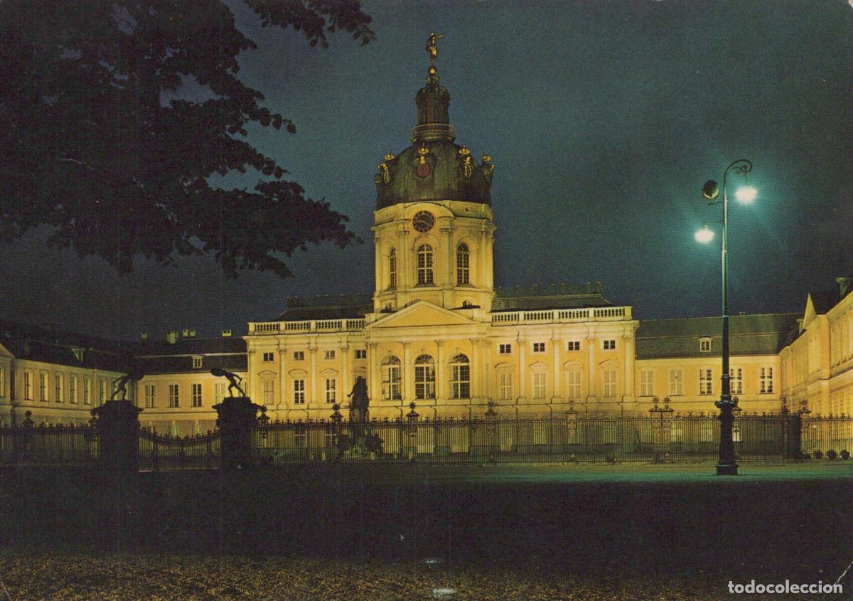 Postales: Germany Berlin Charlottenburg Palace At Night Illuminated Baroque *YAX382