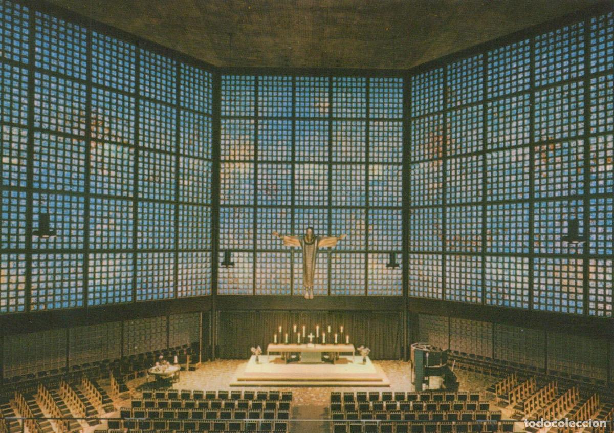 Postais: Germany Berlin Kaiser Wilhelm Memorial Church Interior Modern Unposted *YAX144