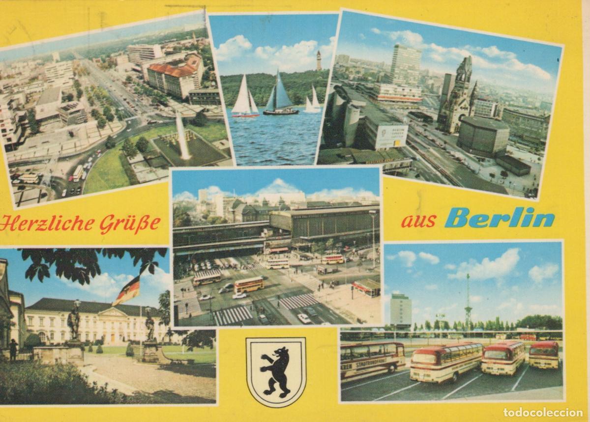 Postais: Germany Berlin Multi View With Cityscapes Lake and Buses *YAX481