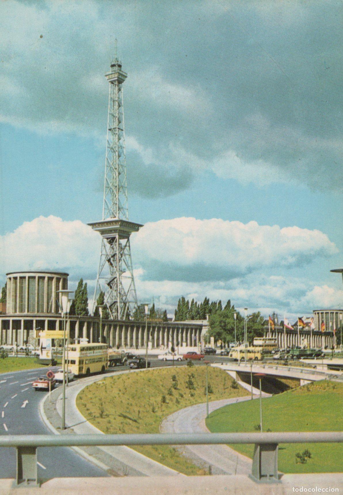 Cartoline: Germany Berlin Funkturm Broadcasting Tower MID Century Modern Unposted *YAX752