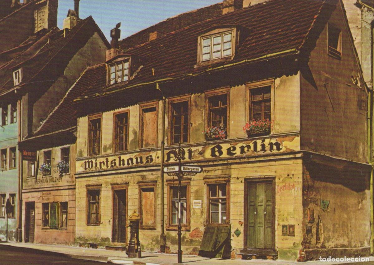 Cartoline: Germany Berlin Alt Wirtshaus Petristrasse Old Inn Architecture Unposted *YAX133